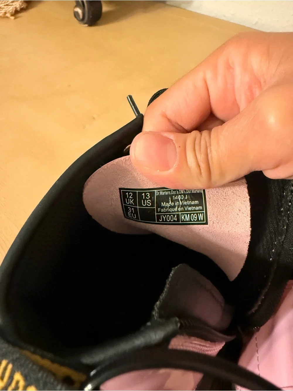 Dr Martens Pink Girls Boots.